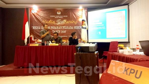 KPU Kota Tegal Harap Media Massa Ikut Gaungkan Pilkada Nyenengna Gawe Bungah