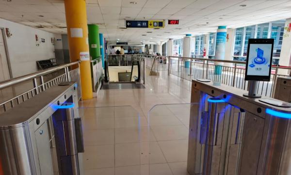 KAI Sumut Uji Coba Teknologi Face Recognition Boarding Gate di Stasiun Medan