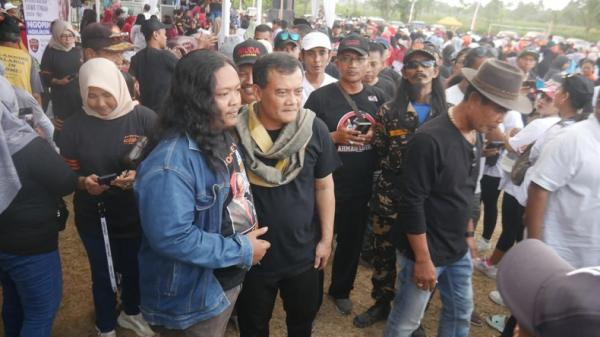 Ribuan Warga Senam Massal Bareng Ahmad Luthfi di Klaten, Begini Kemeriahannya