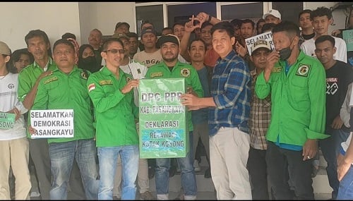 DPC PPP Pasangkayu dan Kadernya Deklarasi Relawan Kotak Kosong, Kecewa Calon Tunggal di Pilkada