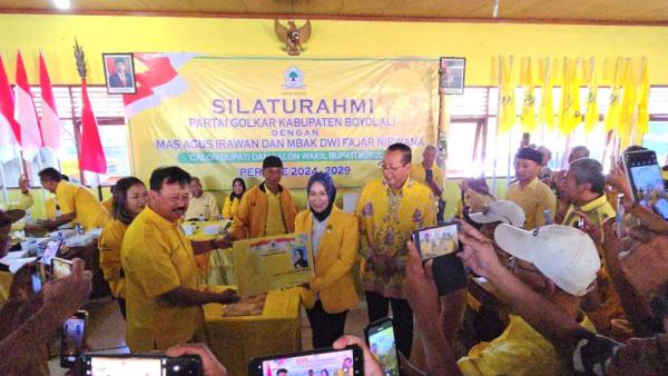 Dwi Fajar Nirwana Hadiri Acara Silaturahmi Kader Partai Golkar Boyolali