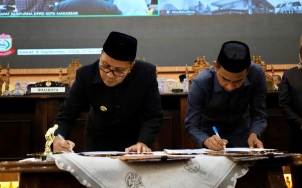 DPRD dan Pemkot Makassar Sahkan Empat Ranperda di Akhir Masa Jabatan 