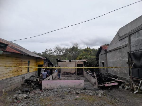 Ditinggal Berkebun, Rumah Warga di Kampung Godang Bener Meriah Aceh Ludes Terbakar