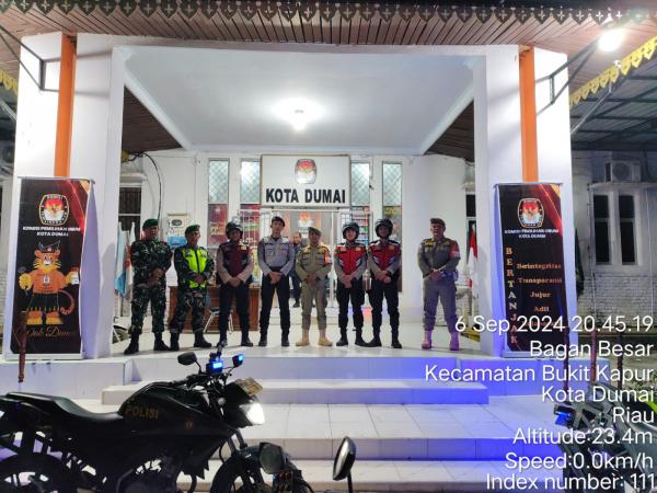 Kembali Polres Dumai Adakan Kegiatan Patroli Sinergitas 3 Pilar