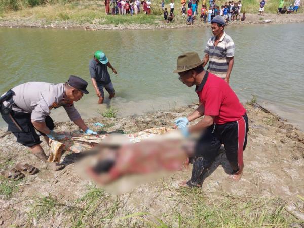 Hendak Mancing, Warga Larangan Brebes Temukan Mayat Wanita Berdaster Merah di Sungai Rambatan