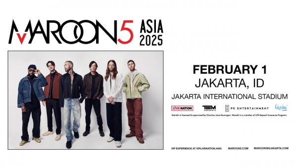 Harga Tiket Konser Maroon 5 di Jakarta dan Cara Membelinya