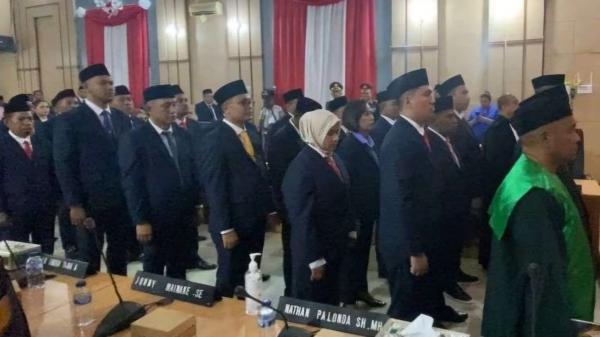 34 Anggota DPRD Kota Ambon Terpilih Periode 2024-2029 Dilantik