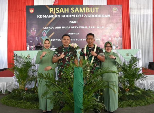 Sertijab Dandim Grobogan, Letkol Kav Barid Budi Susila Gantikan Letkol Arh Muda Setyawan