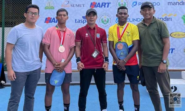 Duo Atlet Pickleball Sumbang Perolehan Medali Perunggu untuk Papua Barat Daya