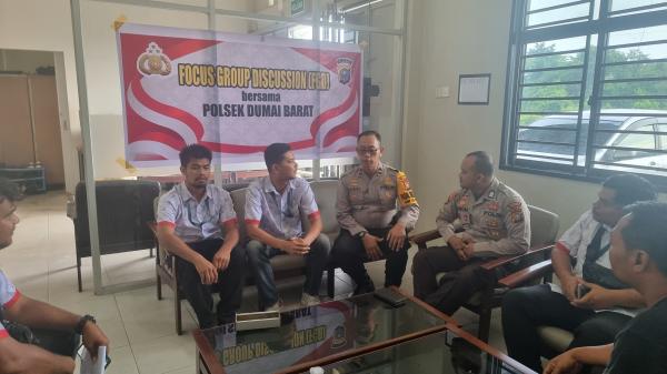 Polsek Dumai Barat Agenda Kegiatan yang Bertempat di Gudang PT Djarum