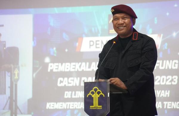 Kakanwil Tejo Harwanto Buka Kegiatan Pembekalan Tugas CPNS Tahun 2023 di Nusakambangan