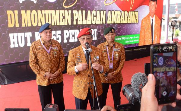 Agum Gumelar Minta Anggota Pepabri jadi Ujung Tombak Bantu TNI-Polri Ciptakan Keamanan Pilkada 2024