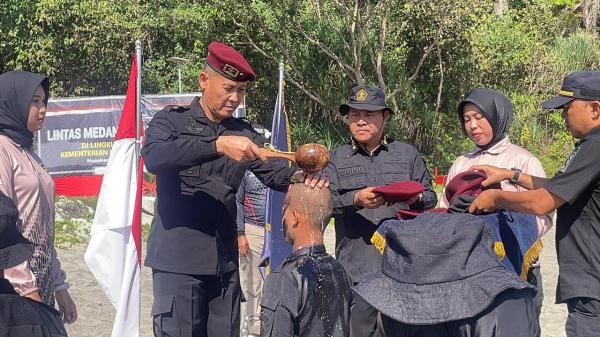 128 CPNS Kemenkumham Jateng Jalani Pembaretan di Pulau Nusakambangan