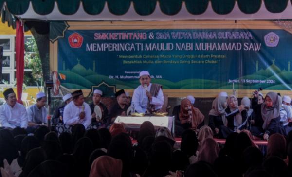 Peringati Maulid Nabi, SMK Ketintang Surabaya Tanamkan Nilai-Nilai Keteladanan Rasulullah pada Siswa