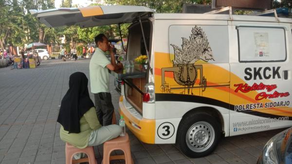 Minggu Pagi, Urus SKCK Tetap Terlayani