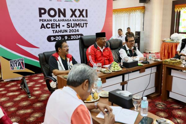 Pj Gubernur Aceh Memastikan Semua Kontingen PON Mendapatkan Layanan Terbaik