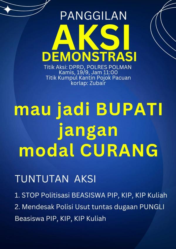 LKPA-RI Akan Gelar Aksi Demonstrasi di Polres Polman dan DPRD Polewali Mandar, Soroti Dugaan Pungli