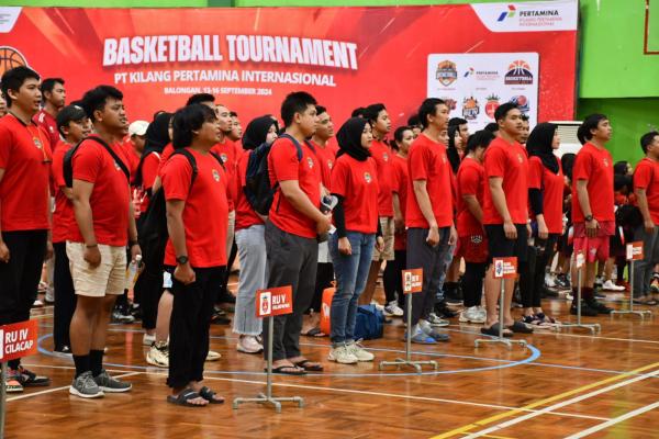 Pertamina RU VI Jadi Tuan Rumah Turnamen Bola Basket se-Kilang Pertamina Internasional