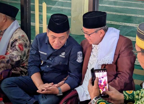 Doa Tokoh Tersohor PWNU Jawa Barat Untuk Petahana Aep Syaepuloh