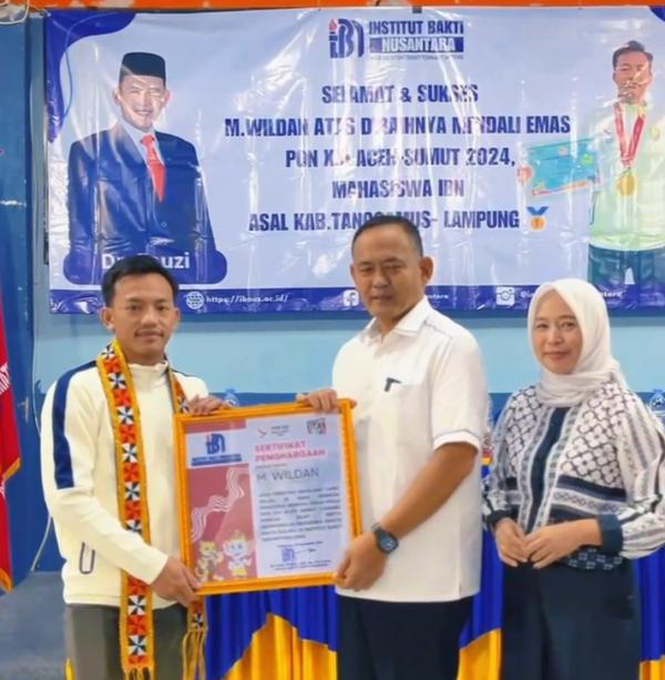 M. Wildan, Mahasiswa IBN Lampung, Raih Medali Emas PON XXI