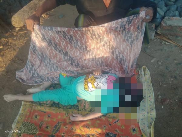 Warga Cihara Lebak Banten Digegerkan Dengan Penemuan Sosok Mayat Bocah Perempuan, di Muara Sungai