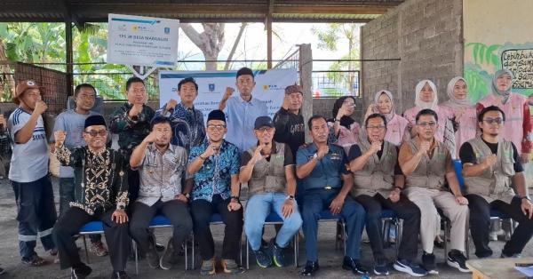 PT. PLN Indonesia Power UBP Cilegon Salurkan Bantuan Mesin Pencacah Sampah, Di Desa Argawana