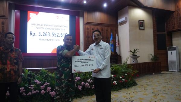 Penutupan Bulan Kemanusiaan 2024, PMI Kota Semarang Berhasil Galang Rp 3,26 Miliar