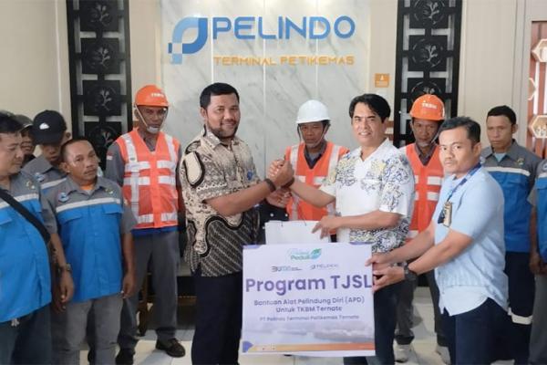 Pelindo Terminal Petikemas Ternate Dukung Peningkatan Keselamatan Kerja para TKBM