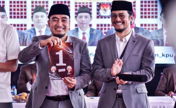 Robinsar-Fajar dapat Nomor Urut 1 di Pilkada Cilegon 2024, Siap Jadi yang Terdepan!