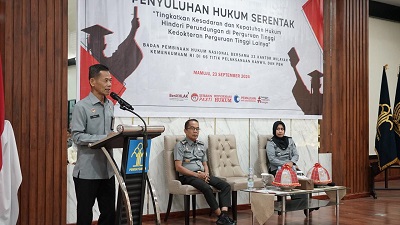 Peringati Hari Sarjana Nasional, Kemenkumham Sulbar Gelar Penyuluhan Serentak