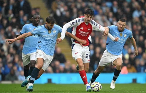 Hasil Bola Tadi Malam: Man City vs Arsenal Imbang, AC Milan Pecundangi Inter