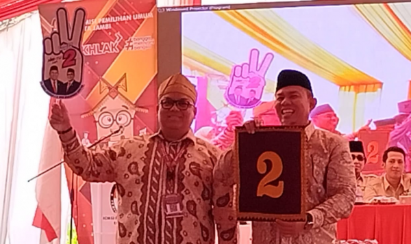 Pilwako Jambi, H Abdul Rahman - Andi Muhammad Guntur Nomor 2