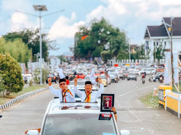 Foto: Serba Serbi Pencabutan Nomor Urut Paslon AIM-PAS