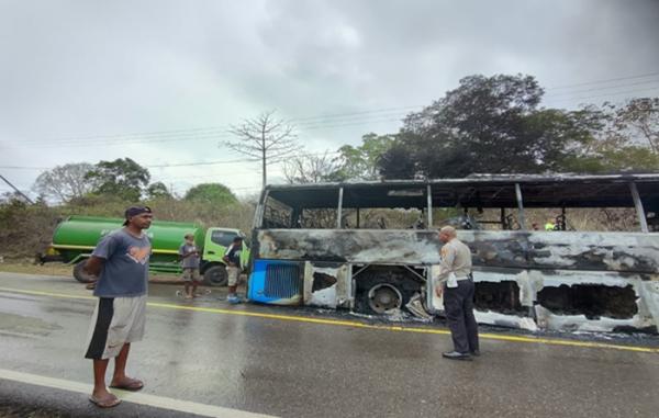 Kasat Lantas Polres TTU Ungkap Kronologi Kebakaran Bus Babadok di Ekafalo