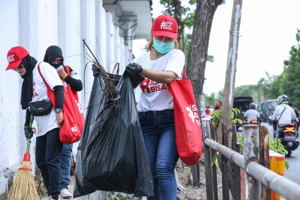 Jaga Kelestarian Lingkungan, Pemkot Surabaya dan Sektor Swasta Kolaborasi Bersihkan Kota Lama