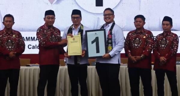 Paslon Muhibbin-Aushaf Raih Nomor Urut 1 di Pilkada Nganjuk 2024, Simbol Harapan  Nganjuk yang Maju