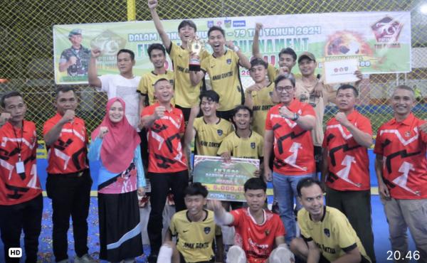 Anak Rantau FC Juarai Futsal Open Turnamen Dandim Cup 2024