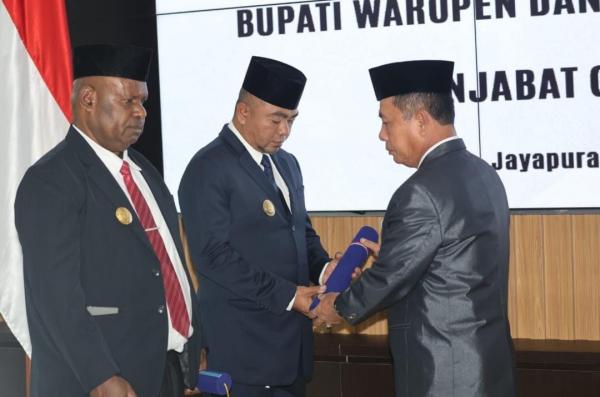 Pj. Gubernur Papua Kukuhkan Penjabat Sementara Bupati Kabupaten Mamberamo Raya