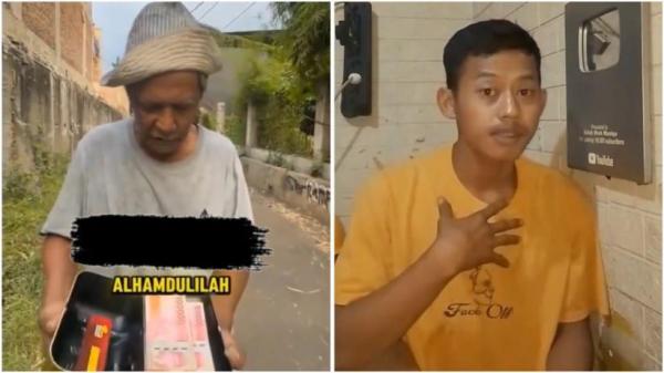 Viral Video Kakek Dikasi Uang Rp5 Juta oleh Kreator Konten, Fakta Sebenarnya Sedih Banget!