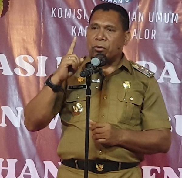 Himbauan Pj Bupati Alor Jelang Kedatangan Presiden jokowi