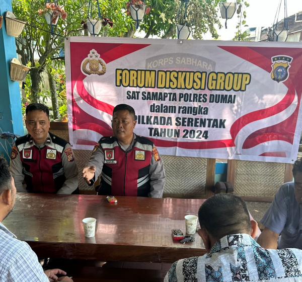 Gelar Kegiatan Forum Group Discussion, Bertujuan Jaga Stabilitas Keamanan dan Ketertiban Masyarakat