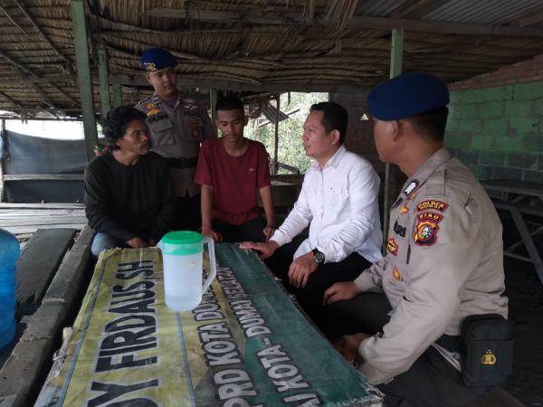 Polairud Polres Dumai Laksanakan Giat Bersama Masyarakat, Guna Memahami Kondisi Jelang Pemilihan