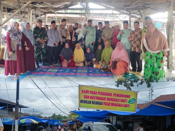 Tiga Elemen di Manggala Sakti Menolak Relokasi Pasar Tradisional KM 25