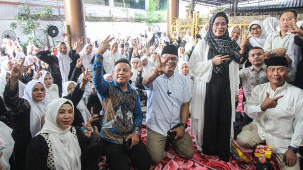 Bunda Indah Ajak Jemaah MTH Dukung Pasangan ADIL di Pilkada Deliserdang 2024