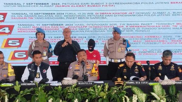 Polisi Bongkar Peredaran Narkoba Internasional Malaysia-Semarang, Barang Bukti 12 KG Sabu