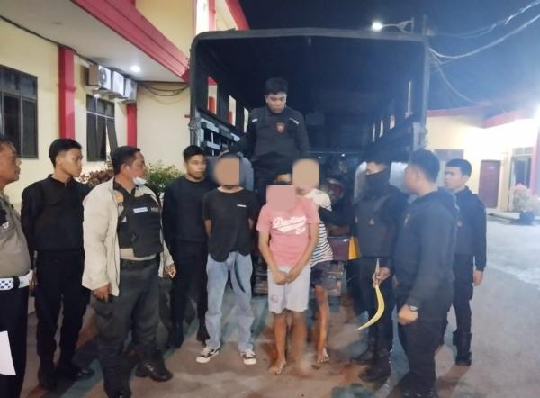 Polres Pelabuhan Belawan Amankan 3 Anggota Geng Motor