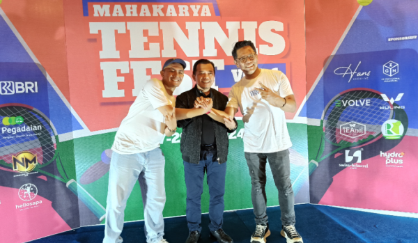 Tutup Mahakarya Tenis Fest Vol 1: Al Haris Bangga dan Dorong Anak Muda Jambi Berkarya