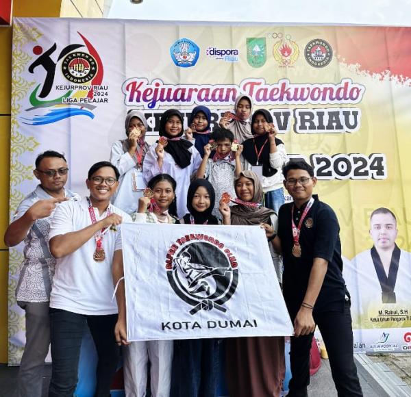 Tanpa di Support Sepersenpun Dari KONI Dumai, Cabor Taekwondo Buktikan Peroleh Medali di Kejurprov