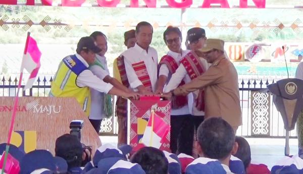 Presiden Jokowi Resmikan Bendungan Temef di NTT, Tekankan Pentingnya Air bagi Kehidupan