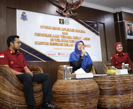 Imigrasi Cirebon Kolaborasi bersama Disnaker Kabupaten Cirebon berikan Sosialisasi TKA